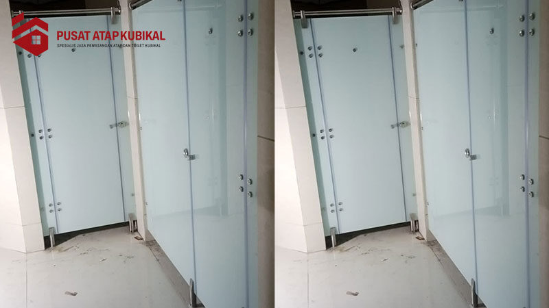 Glass Kubikal Toilet